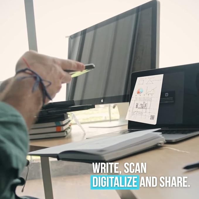 Executive Dotted Luxury Hard Cover | 190 Pages | 100g | Eco-Friendly Smart Note-Taking | Free App for Digital Note-Taking and Organization | RED