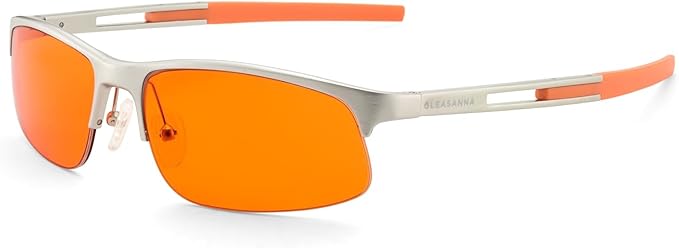 99.9% Blue Light Blocking Glasses for Men Women Anti-Fatigue Computer Gaming Glasses Stop Eyestrain Headaches