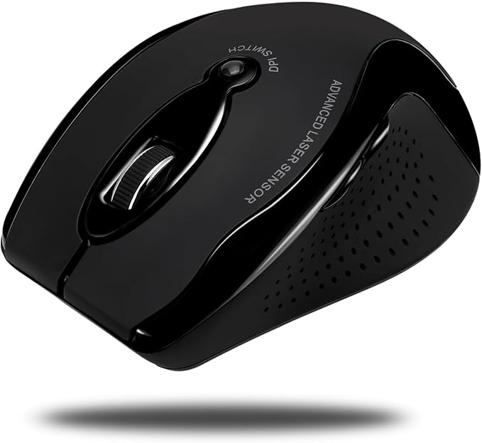 Adesso iMouse G25 - Wireless Ergonomic RF Laser Mouse