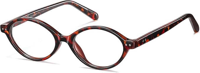 HAOLOTA Blue Light Blocking Glasses Women, Trendy Round Anti Eyestrain UV Glare TV Phone Computer Gaming Eyeglasses