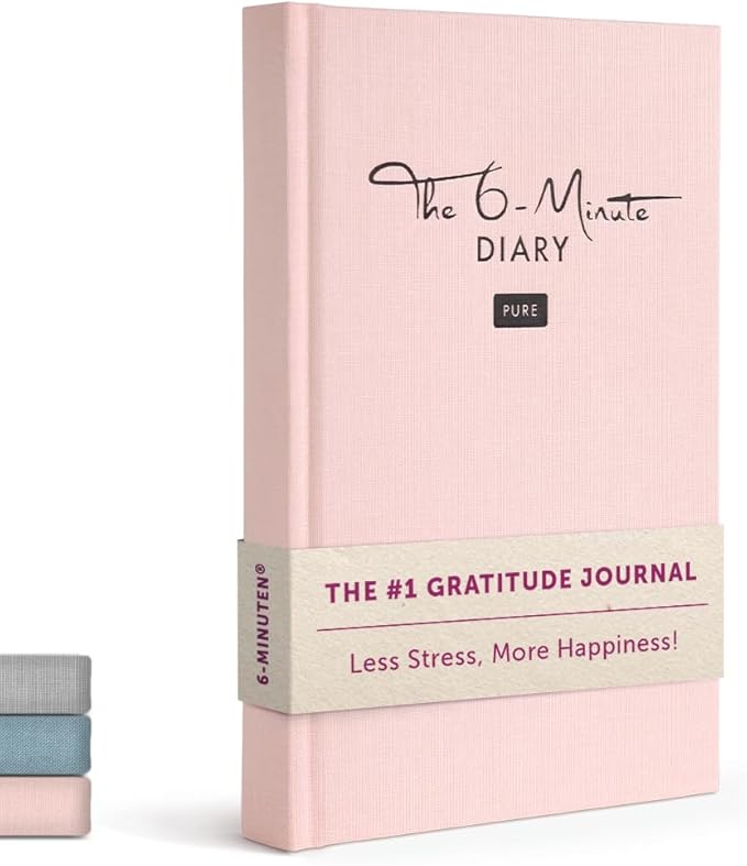 6-Minute Diary Pure – 3 Million User Gratitude Journal for Women w/ Prompts – Guided Self Care Journal Based on Positive Psychology – Daily Manifestation Journal for Self-Love & Mindfulness