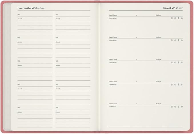 Collins 'Legacy' 14 Month Mid/Academic Year Planner, July 2025-August 2026 Week-to-View Diary, A6 Hard Cover, Blue