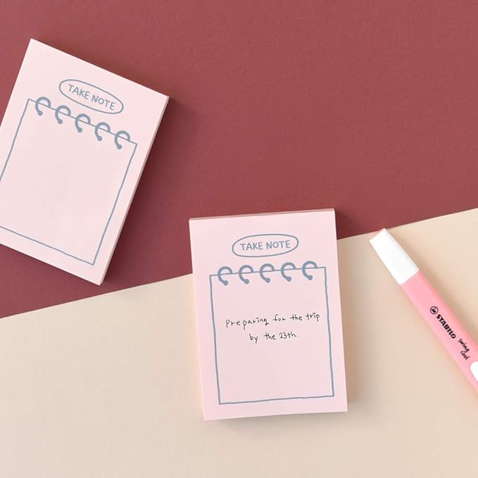 Monolike Memopad Sketch Planning Ver.2 design SET - 4 Packs, 4 Different Designs, 100 Sheets Per Pad, Total 400 Sheets, Note pads, Writing pads