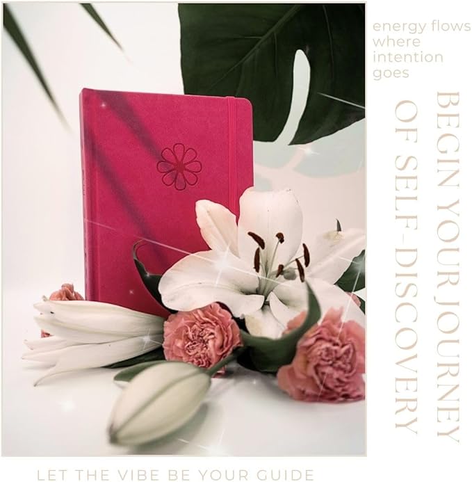 Her Vibe Journal | 13-Week Guided Mindfulness Journal for Women | Fresh Daily Prompts, Activities & Inspiration | Elegant Design & Illustrations | Nurture Self-Love & Wellness | A5 | Gift Box Included