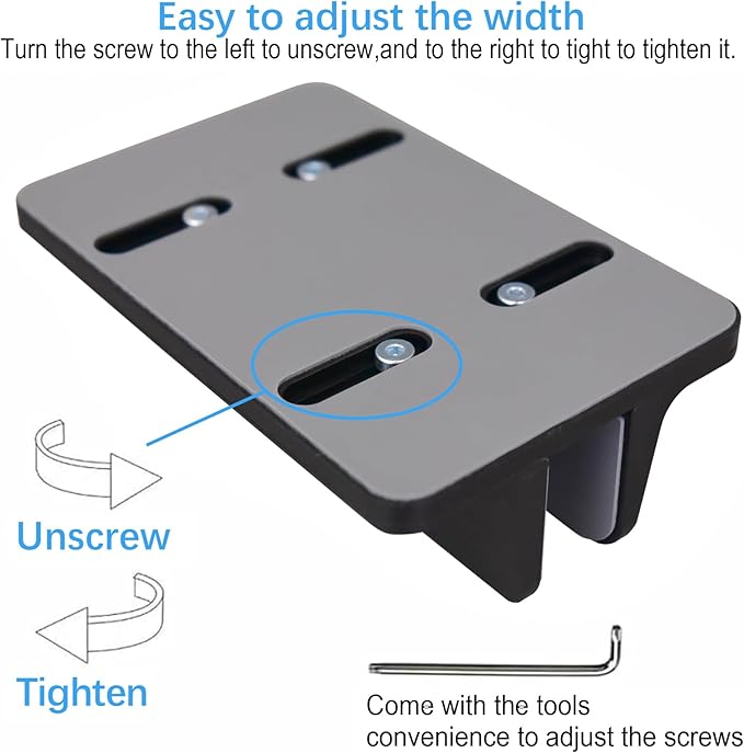 Vertical Laptop Stand Holder, Desktop Aluminum Stand for MacBook with Adjustable Dock Size, Fits All MacBook, Surface, Chromebook and Gaming Laptops (Up to 17.3 inches), Black