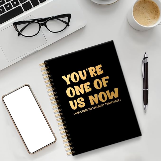 Welcome to The Best Team Ever 160 Blank Pages Spiral Notebook, New Hire Gifts for Colleague, New Job Appreciation Gifts, Team Appreciation Gifts for Coworker Colleagues B