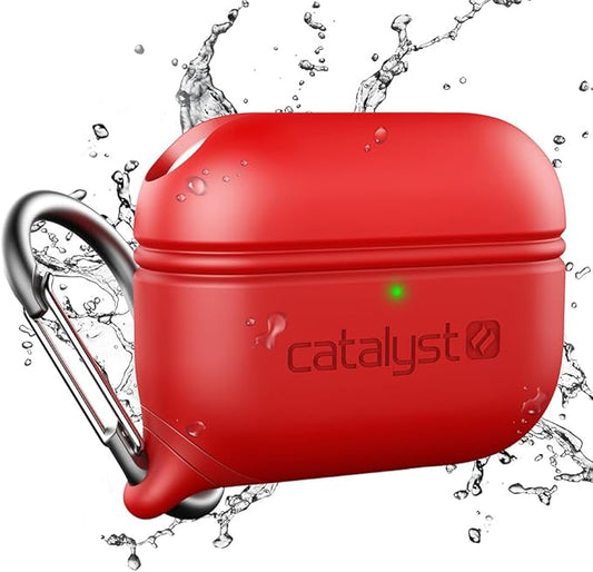 Catalyst Waterproof Case for AirPods Pro 2nd Generation and AirPods Pro 1st Generation - Wireless and USB-C Charging Compatible, One Piece Design, High Drop Protection Case with Carabiner