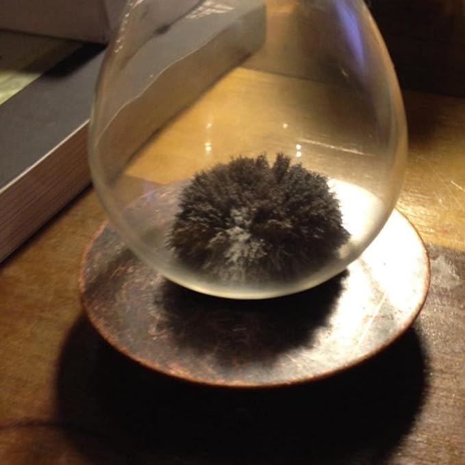 Magnetic Hourglass Decorative Sand Timer with a Iron Base for Desk Decoration Black