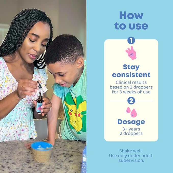 JoySpring Genius Drops for Kids | Clinically Proven Focus Supplement | Liquid Herbal Focus Supplement with Ginkgo Biloba for Kids (1 fl oz) 30 Servings