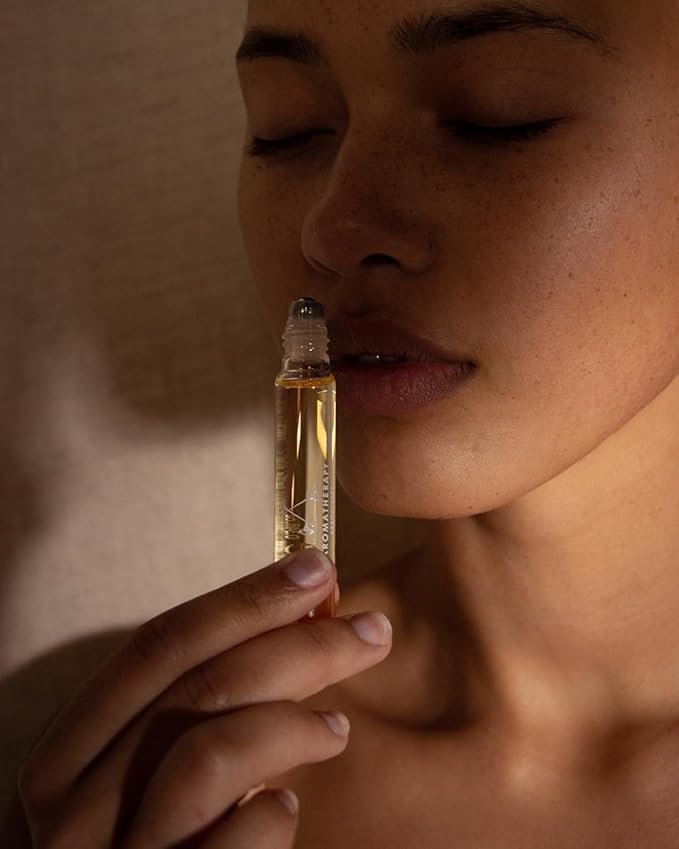 Aromatherapy Associates De-Stress Mind Rollerball. Premium Blend of Frankincense and Chamomile Essential Oils to Clear and Calm your Mind on the Go (0.34 fl oz)