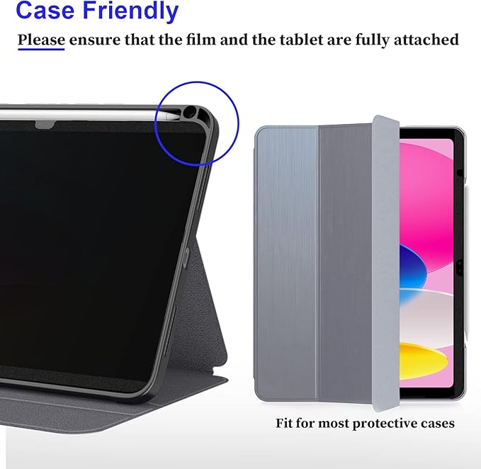 Magnetic iPad 10th generation (2022) / 11th generation (2025) Privacy Screen Protector, iPad 10.9 inchAnti Blue Light Glare Spy Privacy Filter