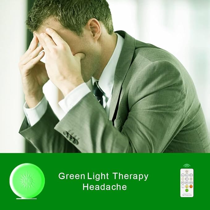 McDen Light Therapy Lamp,UV-Free 10000 Lux,with Green Light and White Light Therapy, 20 Adjustable Brightness Levels and 4 Timer Function (GLD-MM77)