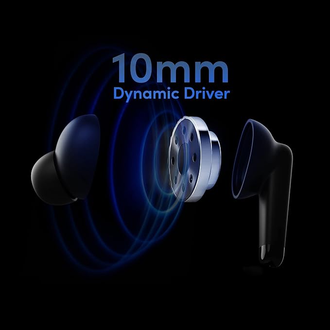 Palm Buds Pro with Protective Case, Lightweight and Comfortable True Wireless Noise Cancellation Earbuds, Deep Bass, 6-Microphones, Hybrid ANC, Ambient Mode, Clear Calls, IPX4, 24h+ Playtime, BT 5