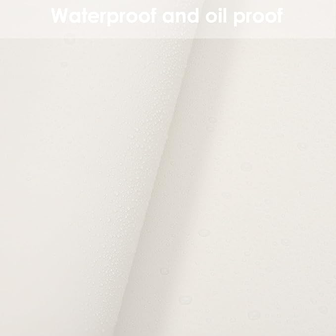 Leather Table Cover,1.8mm Thick,24x60 Inch Desk Cover,Large Desk Mat,Table Protector,Table Cover Protector,Desk Protector,Table Pad,(White+White,24x60)