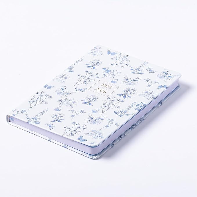 2025-2026 Eccolo 18 Month Bound Planner, Monthly & Weekly Pages (5.25 x 7.75" - July 2025 to Dec 2026 - Country Charm)