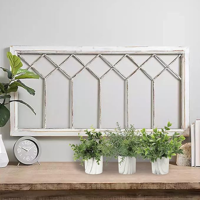 Hollyone Mini Artificial Potted Plants Fake Plants in Marble Pots, 1Pcs Plastic Eucalyptus Greenery Faux Plants for Home Office Desk Room Centerpiece Shelf Décor