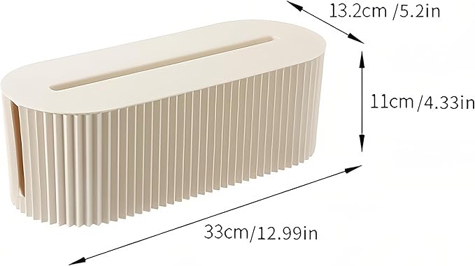 Cord Organizer Box Cable Management Box Power Strip Storage Box for TV, Computer, Laptop