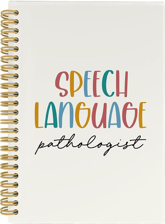 Speech Therapy Gifts Journal Notebook, School Psychologist, Speech Therapist Gift for Mental Health, School Counselor Hardcover Spiral Notebook 5.5x8.3 Inch