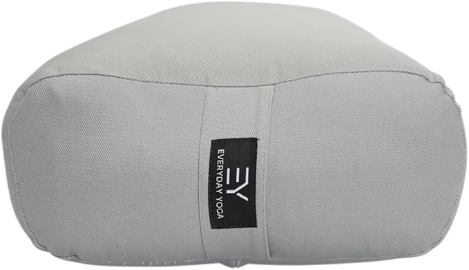 Everyday Yoga Premium Bolster, Meditation Pillow, Super Soft & Lightweight with Carry Handle - Firm Support for Restorative Yoga, Multi-color