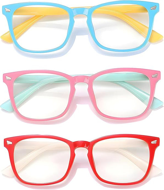 CHEERS DEVICES Blue Light Blocking Glasses for Kids Boys Girls Teens - Computer Glasses with Unbreakable Frame and Anti-Glare