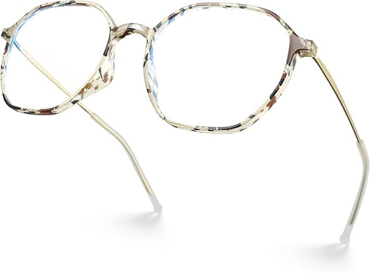 VISOONE Lightweight TR90 Blue Light Blocking Glasses Frame with Anti Glare Eye Protection for Women and Men RANE