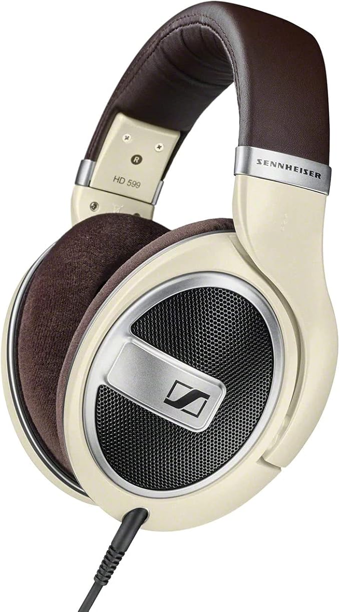 SENNHEISER HD 599 Open Back Headphone, Ivory