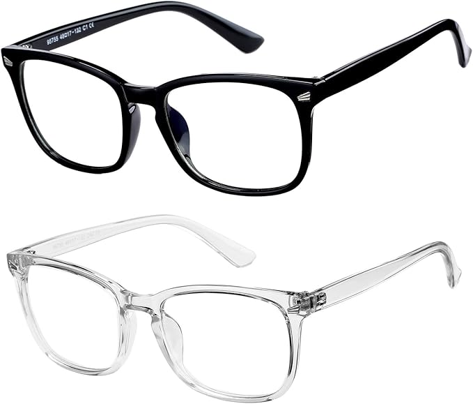 Hycredi Kids Blue Light Blocking Glasses，Anti Eyestrain & UV Protection, Computer Gaming TV Phone Glasses for Boys Girls