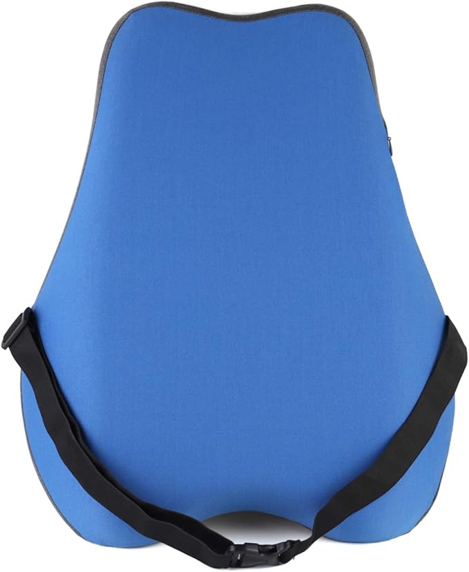 FOMI Extra High Back Lumbar Support Pillow | Thick Thoracic Foam Pad for Car, Home, Office, Gaming Chair, Wheelchair, Recliner | Sciatica, Tailbone Pain Relief | Upper Lower Backrest, Posture Aid