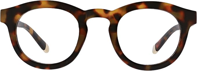 Peepers by PeeperSpecs Oprah's Favorite Women's Round Stardust Blue Light Blocking Reading Glasses