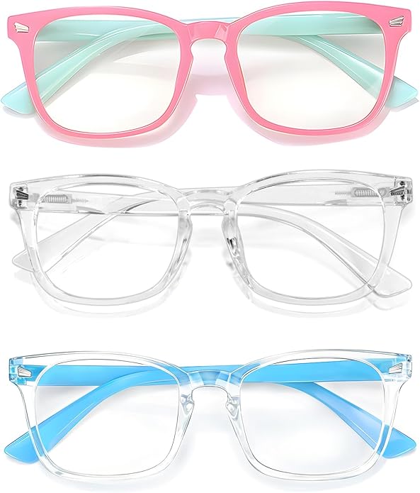 CHEERS DEVICES Blue Light Blocking Glasses for Kids Boys Girls Teens - Computer Glasses with Unbreakable Frame and Anti-Glare