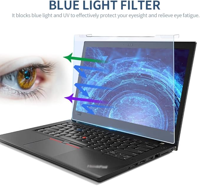 HXBER Laptop Screen or Hanging Blue Light Blocking Anti-UV High-Transmittance Film for 12.5'' Laptop with 16:9 Aspect Ratio