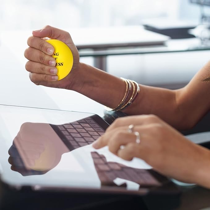 Jerify 72 Pcs Motivational Stress Balls Bulk Inspirational Stress Balls Colorful Foam for Adults Hand Exercise Small Therapy Fidget Relief Anxiety Toys for Coworkers Gifts Fidget