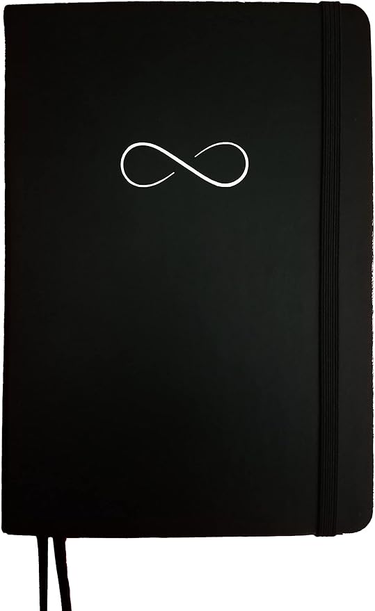 Black Page Bullet Dot Grid Journal with Black Paper Blackout Notebook Thick 150gsm A5