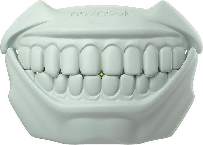 for AirPods Pro 2nd Generation Case, Unique Funny Teeth Design, Soft Silicone Shell, Compatible with Wireless Charging (Cloud Green)