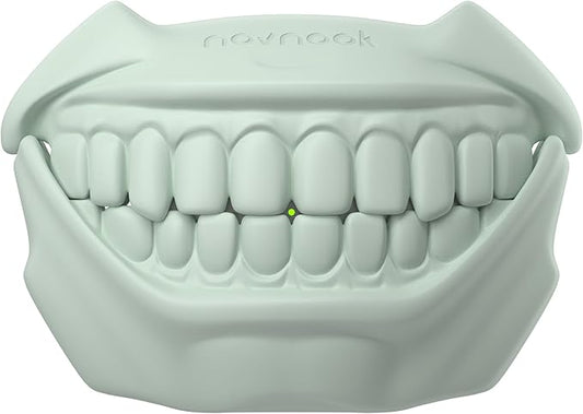 for AirPods Pro 2nd Generation Case, Unique Funny Teeth Design, Soft Silicone Shell, Compatible with Wireless Charging (Cloud Green)
