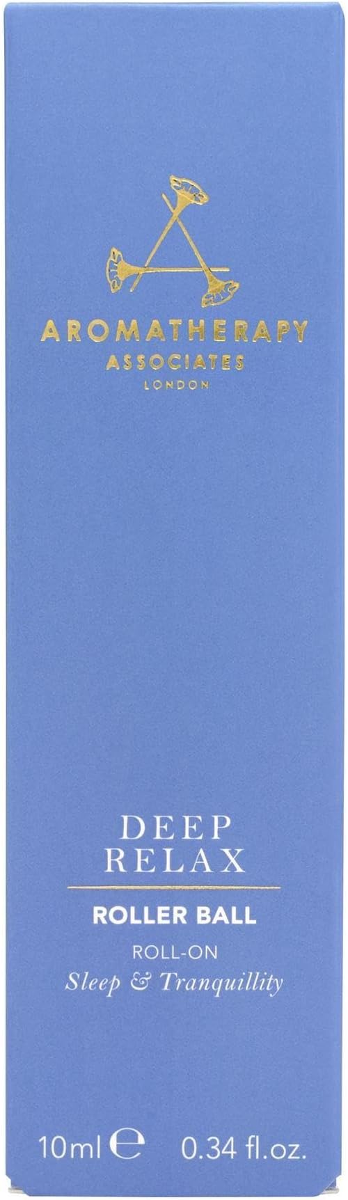 Aromatherapy Associates Deep Relax Roller Ball. Premium Blend of Vetivert, Chamomile and Sandalwood Essential Oils to Relax and Calm on The Go (0.34 fl oz)