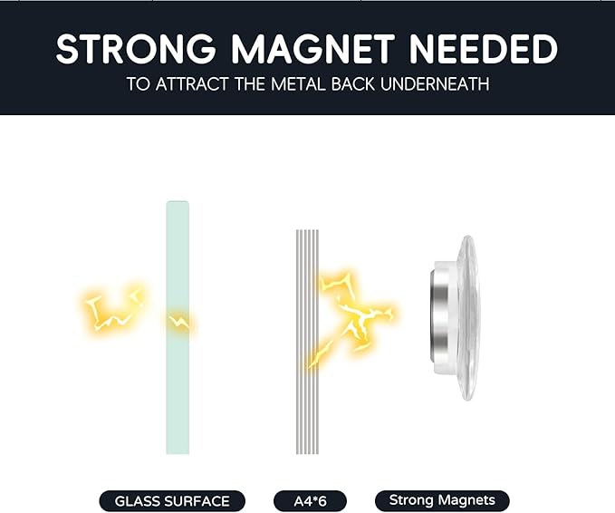 Magnetic Glass Monthly Calendar Whiteboard - Glass Dry Erase Board 48"x36" Large Frameless Glass Board for Walls Office School and Home