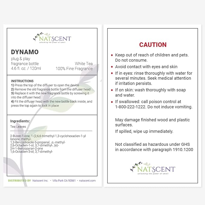 White Tea Essential Oils for Diffusers for Home, Nature-derived White Tea Diffuser Oil, Long-Lasting & Family-Friendly Diffuser Oils Scents, IFRA Certified, Cold Air & Ultrasonic - 4 oz