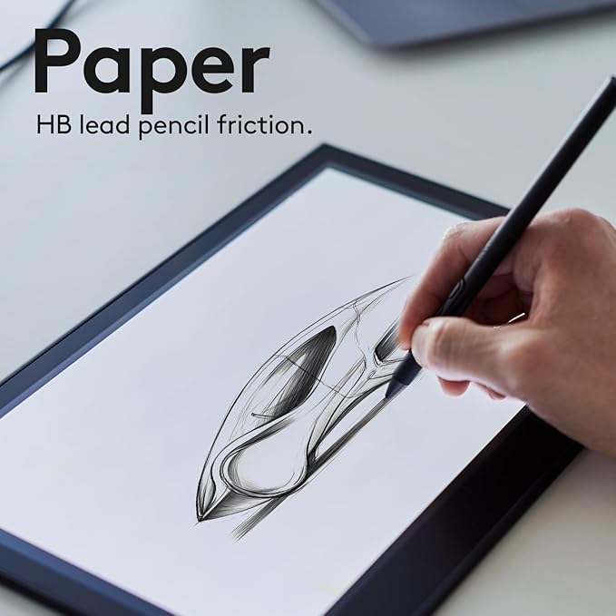 Screen Protector made for Wacom Movink DTH135 - Nano Texture Glass, Paper Feel, Anti Glare, HB Lead Pencil Friction, Scratch Resistant, Matte Finish, Touch Sensitive, Eye Protection, Smudge Resistant