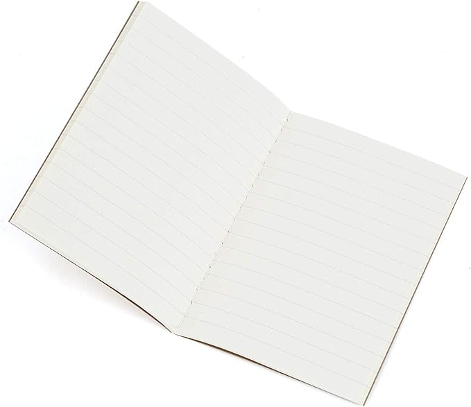 WANDERINGS Lined Passport Size Travelers Notebook Inserts | 3.5" x 5" / 9cm x 12.5cm | 80gsm Paper | 3 Hand-Stitched Booklets / 180 Pages | Travelers Notebook Refills for Journals, Diaries, Planners