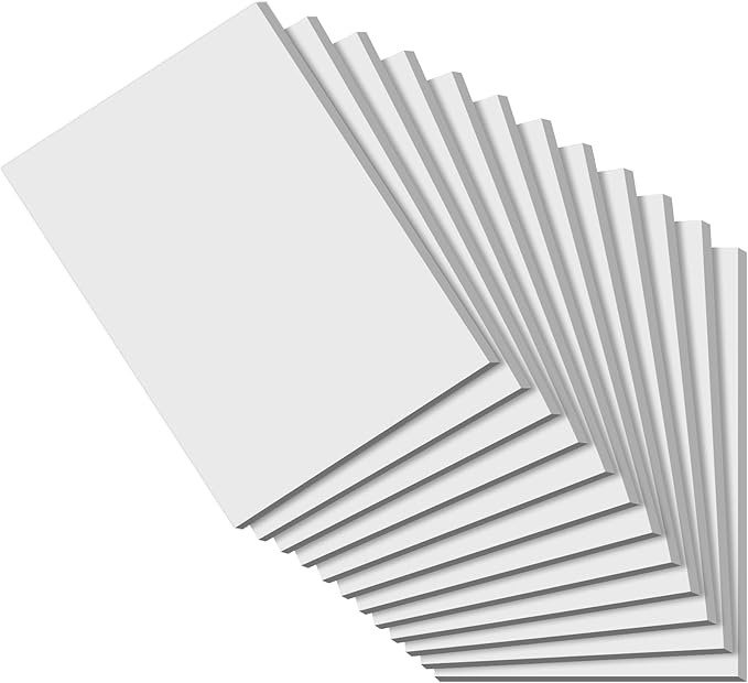 Note Pads 4x6 - Small Memo Pads - 12 Pack Server Note Pads - 50 Sheets Each Pads - Blank Notepad Scratch Paper Pads 4x6'' for Writing Notes/Grocery List, Office & School Supplies Pocket Notepads