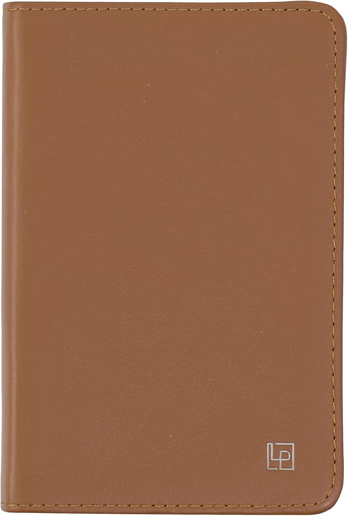 Classic Leather Notebook Writing Journal, Softcover, Narrow Ruled, Table of Contents and Numbered Pages