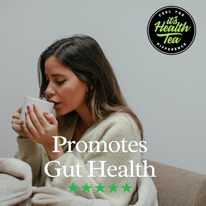 Gut Balance Herbal Tea – Gut Wellness Herbal Blend | Caffeine-Free Tea to Support Digestive Comfort, Gut Health & Daily Wellness