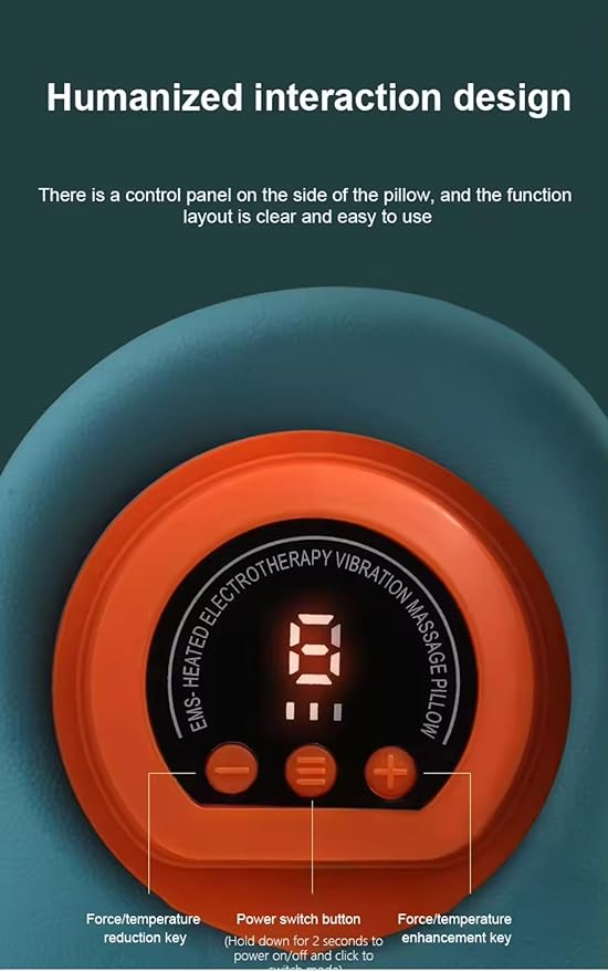 Neck Massager, 2025 Top Neck and Shoulder Relaxer, Back Massager Pillow with Heat,4d Electric Back Massage Pillow, Deep Tissue Relaxation for Shoulders, Home or Office