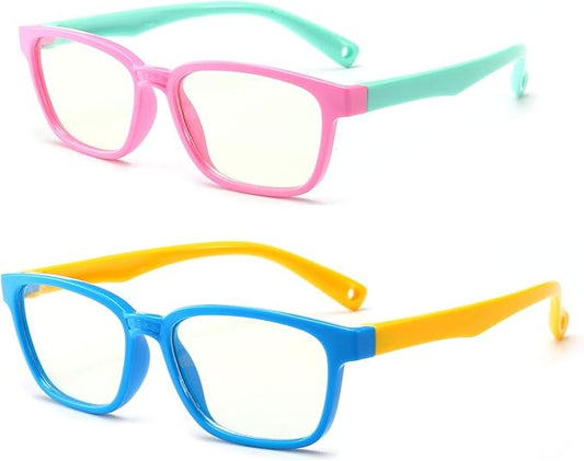Anti Blue Light Glasses for Kids Computer Glasses, Video Gaming Glasses for Children