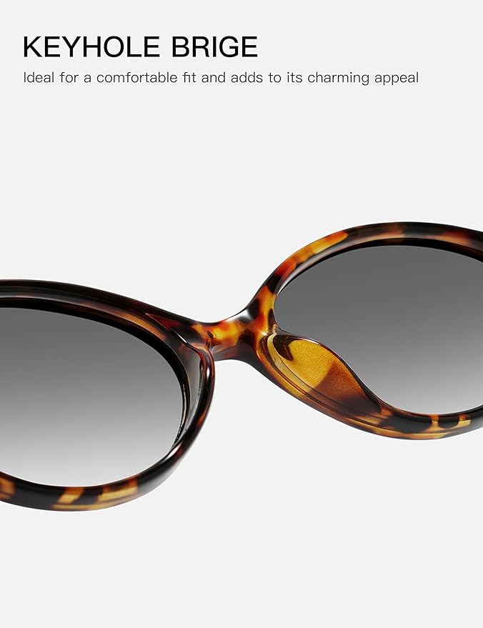 TIJN Olisa Blue Light Blocking Glasses for Women Men,Oval Glasses Frame Bluelight Glasses for Gaming/Computer/Screen