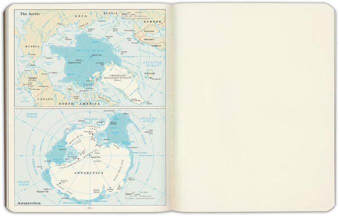 Gallery Leather Academic Planner 2025, Teacher and Student Weekly Monthly Planner, Elegantly Bound Calendar with Gold-Gilded Page Edges, 18 Months - Acadia Pool - 9 x 7 "