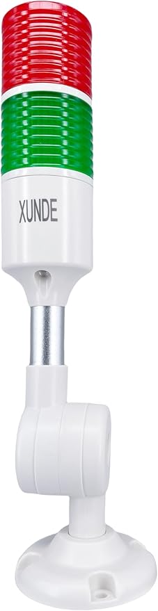 Multi-Layer Industrial Signal Lights 2 Colors Alarm Machine Indicator, Sound and Light Alarms, 24V DC (2-Layer)