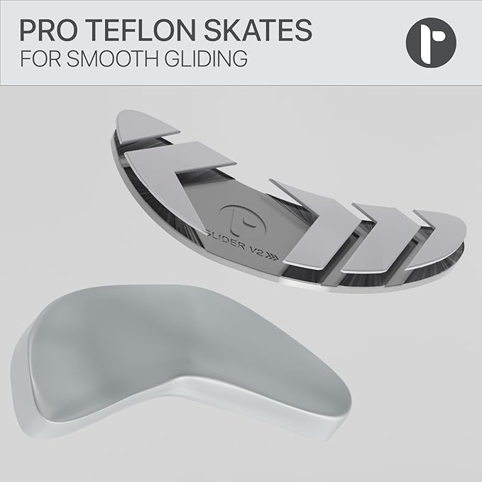 Glider V3 2025 - The Original Ergonomic Gliding Palm Rest, Sliding Wrist Pad That Moves with Your Mouse, Physician Designed for Carpal Tunnel Syndrome, Lightweight Wrist Rest (Gray)