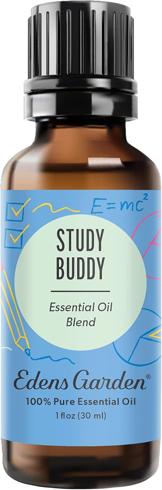 Edens Garden Study Buddy Essential Oil Blend- 100% Pure Premium Grade, Undiluted, Natural, Therapeutic, Aromatherapy, The Best for Kid Safe, Humidifiers, Skin 30 ml (1 fl oz)